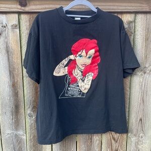 MISHI Black Punk Little Mermaid T-Shirt L
